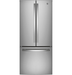 GE Standard-Depth 20.8-cu ft 3 -Door French Door Refrigerator with Ice Maker ( Stainless Steel ) ENERGY STAR Certified
