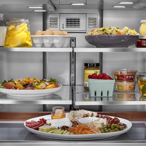 KitchenAid Standard-Depth 27-cu ft 3 -Door French Door Refrigerator with Ice Maker with Water and Ice Dispenser ( Stainless Steel with PrintShield Finish ) ENERGY STAR Certified