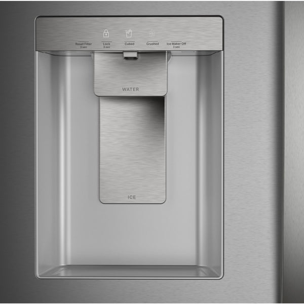 Whirlpool Standard-Depth 29.58-cu ft 3 -Door French Door Refrigerator with Ice Maker with Water and Ice Dispenser ( Fingerprint Resistant Stainless Finish ) ENERGY STAR Certified