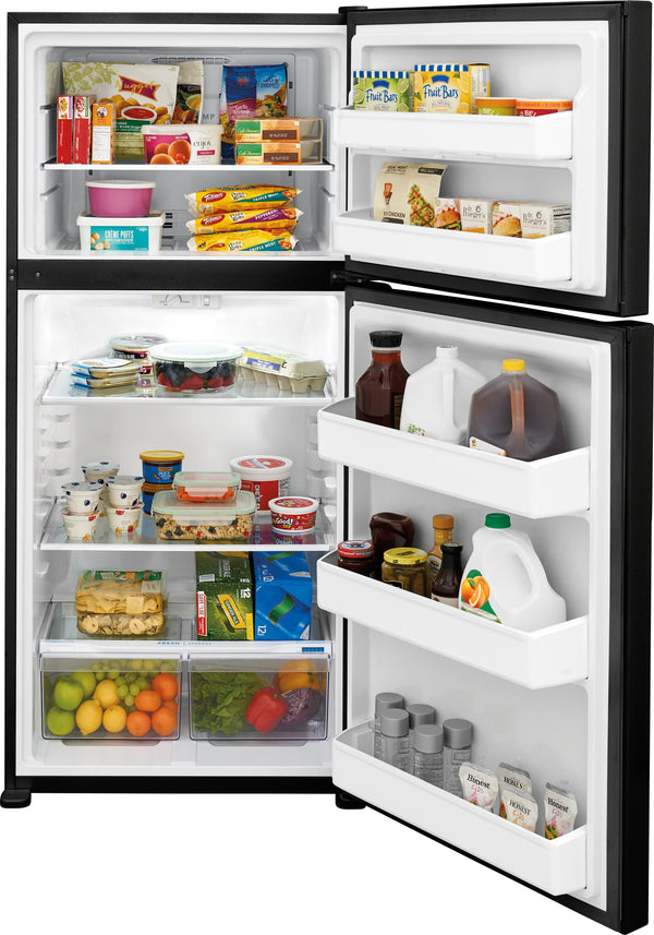 Frigidaire 18.3-cu ft Top-Freezer Refrigerator ( Black ) Garage Ready