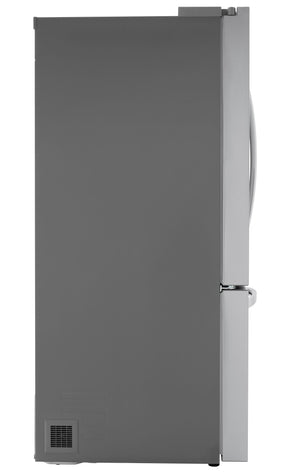 LG Standard-Depth 31.7-cu ft 3 -Door Smart Compatible French Door Refrigerator with Ice Maker with Water Dispenser ( PrintProof Stainless Steel ) ENERGY STAR Certified