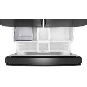 Whirlpool Standard-Depth 31-cu ft 3 -Door French Door Refrigerator with Ice Maker with Water Dispenser ( Black ) ENERGY STAR Certified