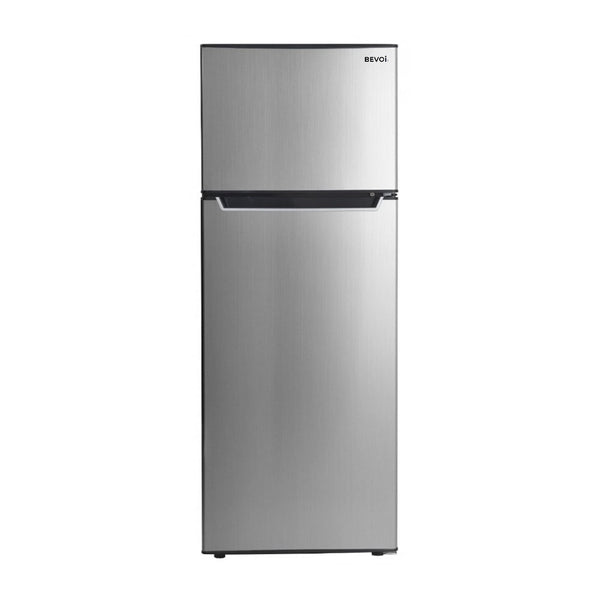Bevoi 7.3-cu ft Counter-Depth Top-Freezer Refrigerator ( Stainless Steel )