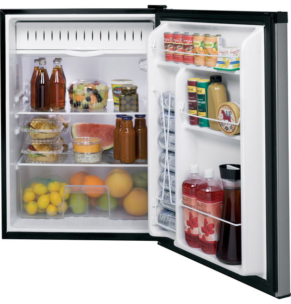 GE 5.6-cu ft Built-In Mini Fridge with Freezer ( Stainless steel ) ENERGY STAR