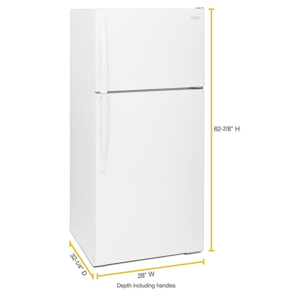 Whirlpool 14.3-cu ft Top-Freezer Refrigerator ( White )