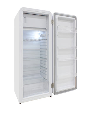 Brama 9.9-cu ft Counter-Depth Top-Freezer Refrigerator ( White )