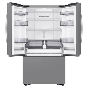 Samsung Standard-Depth Mega Capacity 31.5-cu ft 3 -Door Smart Compatible French Door Refrigerator with Dual Ice Maker ( Fingerprint Resistant Stainless Steel ) ENERGY STAR Certified