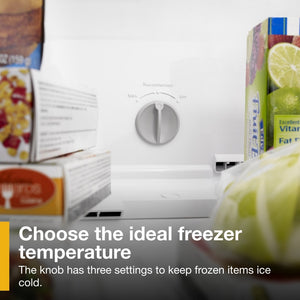 Whirlpool Flexible Storage Bin 17.6-cu ft Top-Freezer Refrigerator ( White )