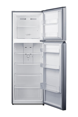 Summit Appliance 11.5-cu ft Counter-Depth Top-Freezer Refrigerator ( Stainless steel look ) ENERGY STAR Certified