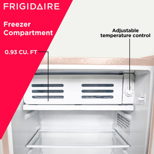 Frigidaire 3.2-cu ft Mini Fridge with Freezer ( Coral )