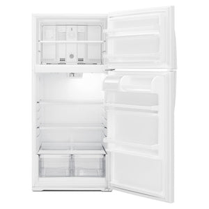 Whirlpool 14.3-cu ft Counter-Depth Top-Freezer Refrigerator ( White ) ENERGY STAR Certified