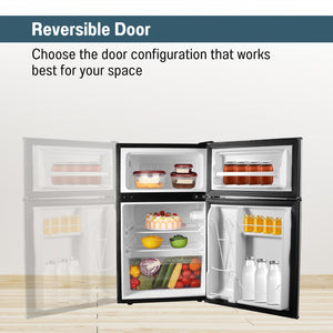 Equator Advanced Appliances 3.2-cu ft Mini Fridge with Freezer ( Black ) ENERGY STAR