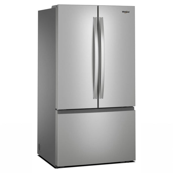 Whirlpool Standard-Depth 30.52-cu ft 3 -Door French Door Refrigerator with Ice Maker with Water Dispenser ( Fingerprint Resistant Stainless Finish ) ENERGY STAR Certified