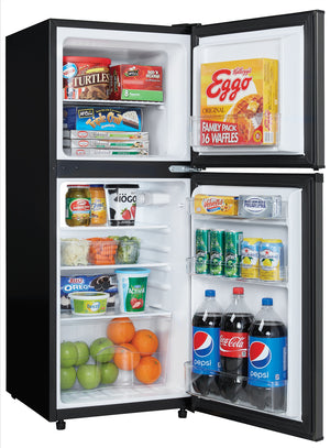 Danby 4.7-cu ft Mini Fridge with Freezer ( Black Stainless ) ENERGY STAR