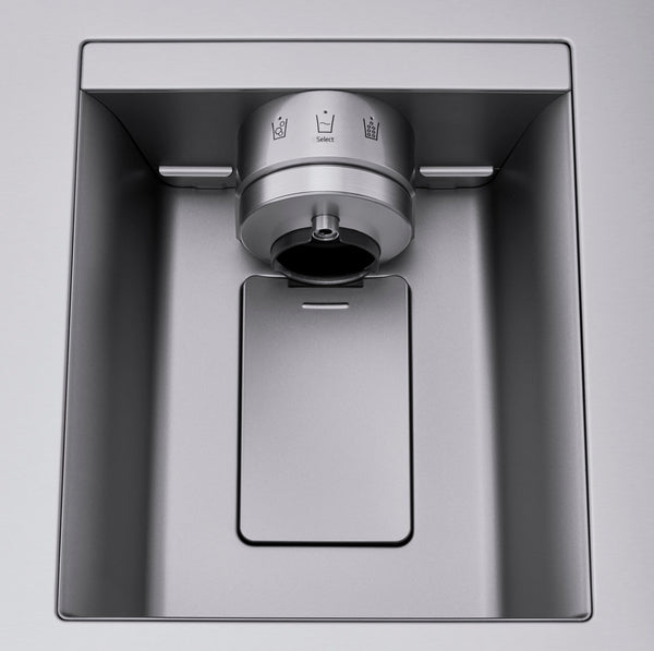 LG Standard-Depth InstaView MyColor 28.6-cu ft 4 -Door Smart Compatible French Door Refrigerator with Dual Ice Maker with Water and Ice Dispenser and Door within Door ( PrintProof Stainless Steel ) ENERGY STAR Certified