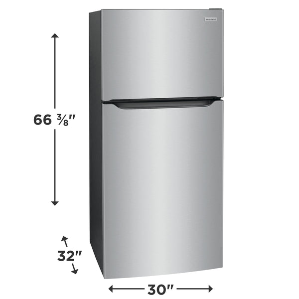 Frigidaire 20-cu ft Top-Freezer Refrigerator ( Fingerprint Resistant Stainless Steel ) Garage Ready