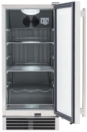 Maxx Ice 3-cu ft Built-In Mini Fridge ( Stainless Steel ) Garage Ready
