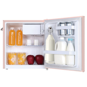 Frigidaire 1.6-cu ft Mini Fridge with Freezer ( Coral )
