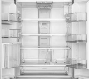 KitchenAid Standard-Depth 19.7-Cu. Feet 3 -Door French Door Refrigerator with Ice Maker with water dispenser ( Black Stainless Steel with PRINTSHIELD Finish )