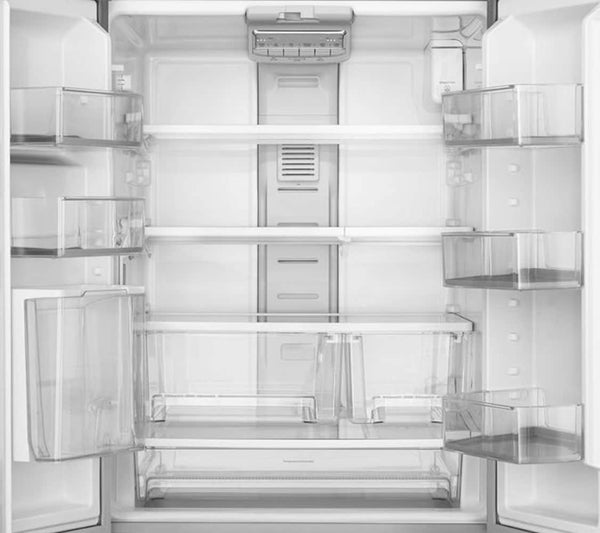 KitchenAid Standard-Depth 19.7-Cu. Feet 3 -Door French Door Refrigerator with Ice Maker with water dispenser ( Black Stainless Steel with PRINTSHIELD Finish )