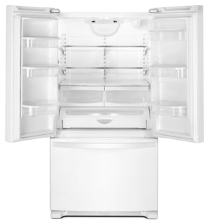 Whirlpool Standard-Depth 22.1-cu ft 3 -Door French Door Refrigerator ( White ) ENERGY STAR Certified
