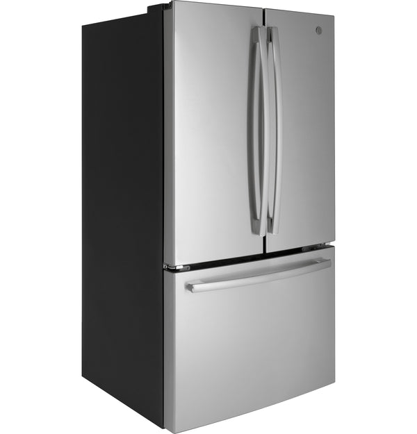 GE Standard-Depth 27-cu ft 3 -Door French Door Refrigerator with Ice Maker with Water Dispenser ( Stainless Steel ) ENERGY STAR Certified