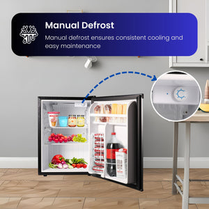 ConServ 2.6-cu ft Mini Fridge ( Stainless Steel ) Garage Ready