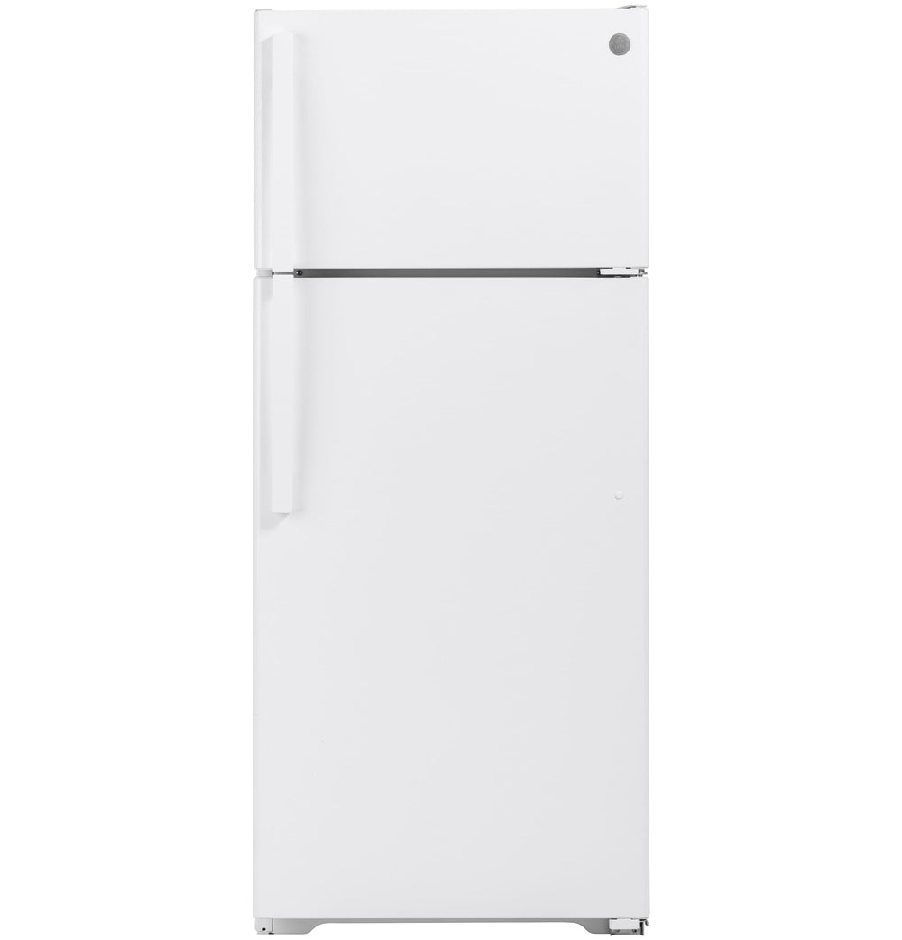 GE 17.5-cu ft Top-Freezer Refrigerator ( White )