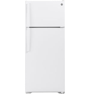 GE 17.5-cu ft Top-Freezer Refrigerator ( White )