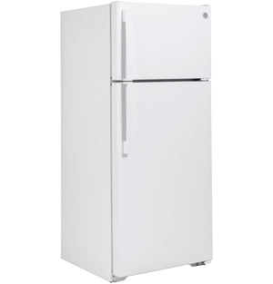 GE 17.5-cu ft Top-Freezer Refrigerator ( White )