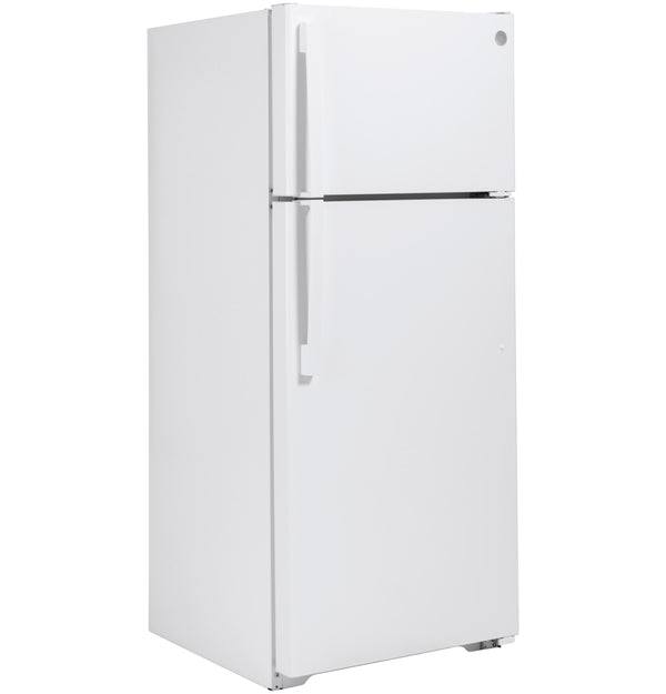 GE 17.5-cu ft Top-Freezer Refrigerator ( White )