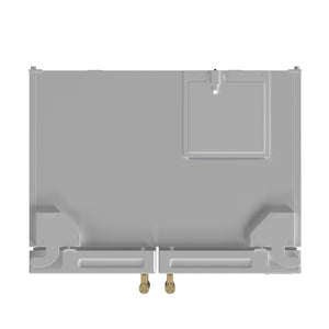 FORNO Salerno Espresso 15.62-cu ft Counter-Depth Side-by-Side Refrigerator ( White )