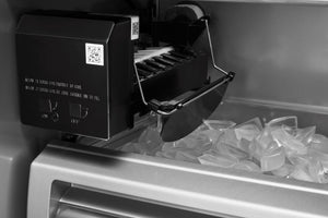 KitchenAid 25.5-cu ft Counter-Depth Side-by-Side Refrigerator Built-In ( Stainless Steel with PrintShield Finish )