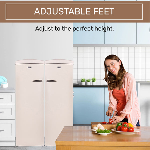 ConServ 19.42-cu ft Counter-Depth Side-by-Side Refrigerator ( Cream )