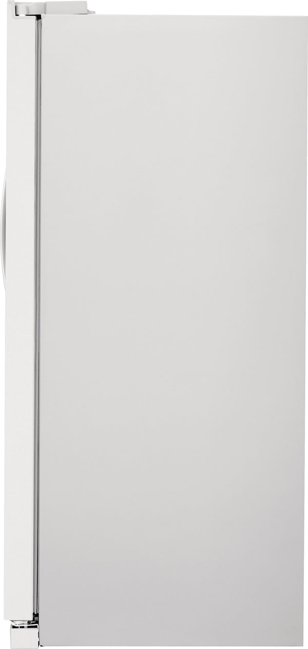 Frigidaire 22.3-cu ft Side-by-Side Refrigerator with Ice Maker ,Water and Ice Dispenser ( White ) ENERGY STAR Certified