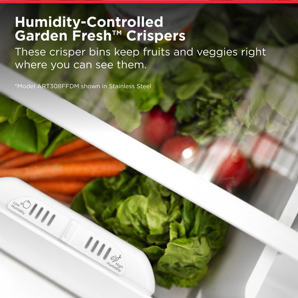 Amana 18.2-cu ft Top-Freezer Refrigerator ( Black )