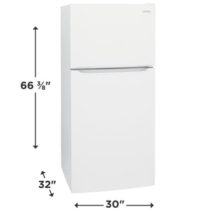Frigidaire 20.0-cu ft Top-Freezer Refrigerator ( White ) Garage Ready ENERGY STAR Certified