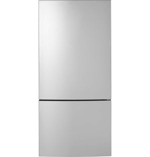 GE 17.7-cu ft Counter-Depth Bottom-Freezer Refrigerator Stainless Steel ) ENERGY STAR Certified