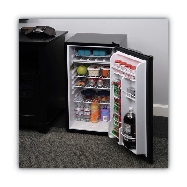 Alera BC-90U-E 3.2 Cu-Ft Black Refrigerator with Chiller Compartment