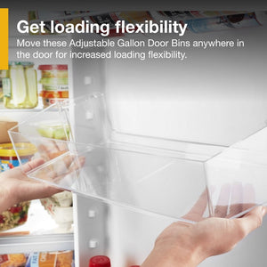 Whirlpool 24.5-cu ft Side-by-Side Refrigerator with Ice Maker ,Water and Ice Dispenser ( Fingerprint Resistant Black Stainless )