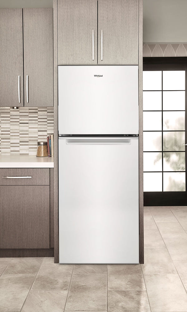 Whirlpool 11.6-cu ft Counter-Depth Top-Freezer Refrigerator ( White ) ENERGY STAR Certified