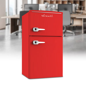Avanti 3-cu ft Mini Fridge with Freezer ( Red ) ENERGY STAR