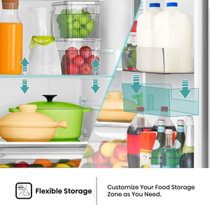 Hisense 29.1-cu ft Side-by-Side Refrigerator with Ice Maker ,Water and Ice Dispenser ( Stainless steel )