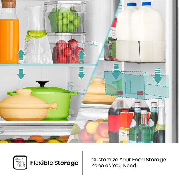 Hisense 29.1-cu ft Side-by-Side Refrigerator with Ice Maker ,Water and Ice Dispenser ( Stainless steel )