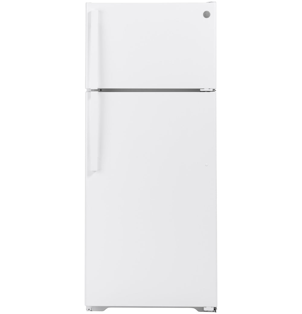 GE 17.5-cu ft Top-Freezer Refrigerator ( White )