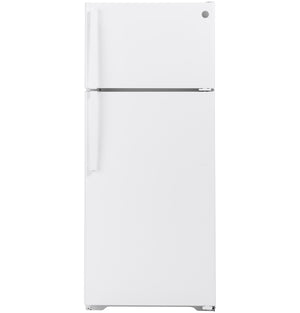 GE 17.5-cu ft Top-Freezer Refrigerator ( White )