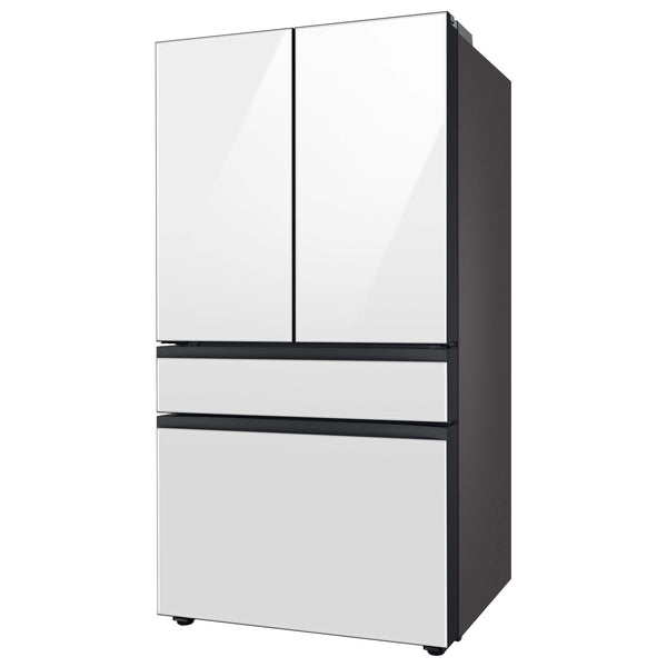 Samsung Bespoke Standard-Depth Beverage Center 28.8-cu ft 4 -Door Smart Compatible French Door Refrigerator with Dual Ice Maker with Water Dispenser and Door within Door ( Panels Sold Separately ) ENERGY STAR Certified