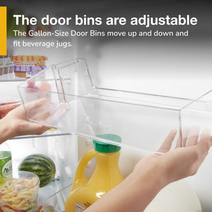 Whirlpool 24.6-cu ft Side-by-Side Refrigerator with Ice Maker ,Water and Ice Dispenser ( Fingerprint Resistant Stainless Steel )