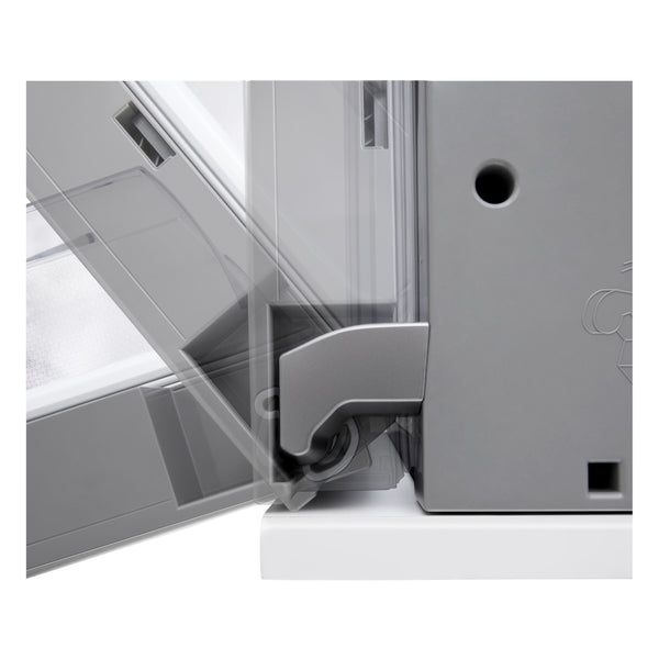 LG Counter-Depth Zero Clearance 23.7-cu ft 3 -Door Smart Compatible French Door Refrigerator with Dual Ice Maker with Water and Ice Dispenser ( PrintProof Stainless Steel ) ENERGY STAR Certified