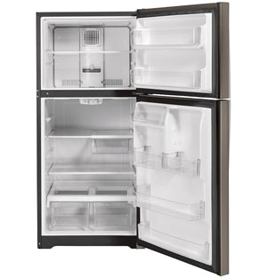 GE Garage Ready 19.1-cu ft Top-Freezer Refrigerator ( Slate ) Garage Ready